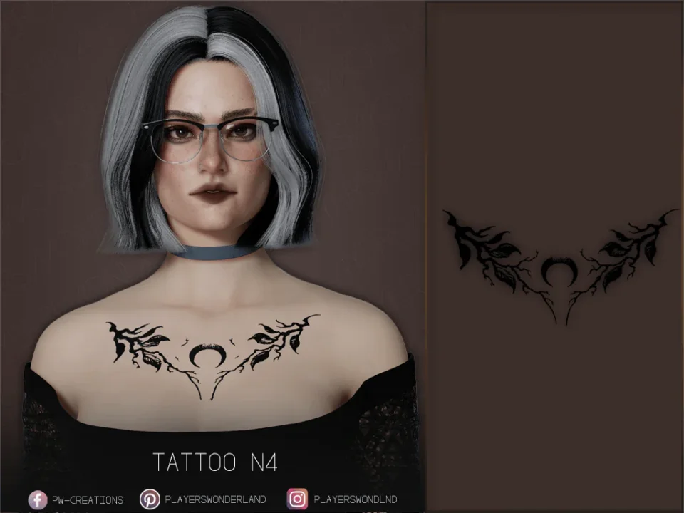Floral Tattoo N4