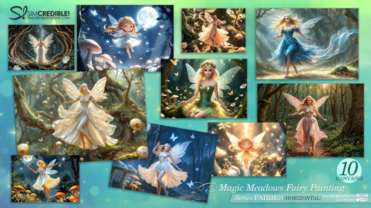 Magic Meadows Painting Landscape 🖼️