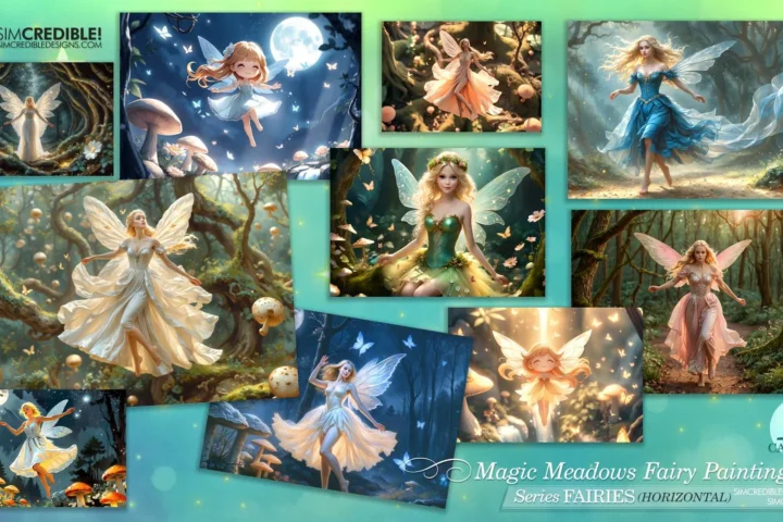 Magic Meadows Painting Landscape 🖼️