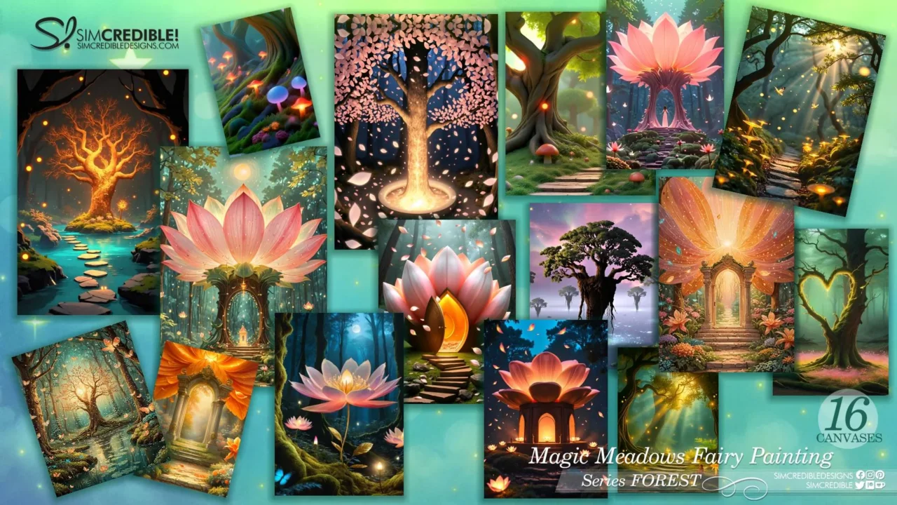 Magic Meadows Painting Forest 💚🌲