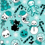 Xmas Patterned Wallpaper