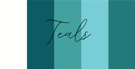 Coolors Custom Palette Wallpapers – Teals