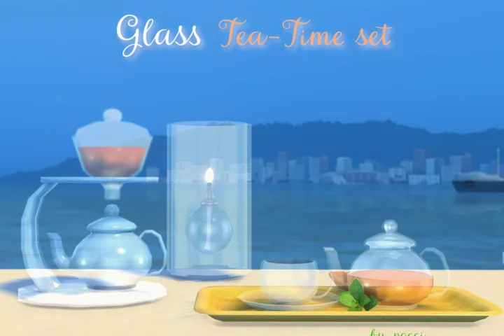 Glass Tea-Time Set