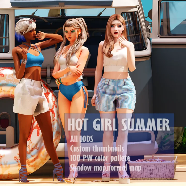 HOT GIRL SUMMER COLLAB set