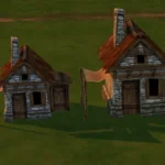Settler's Miners Huts as Tents