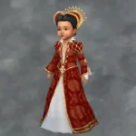 TSM Royal Queen Pointed Collar Dress for All Ages