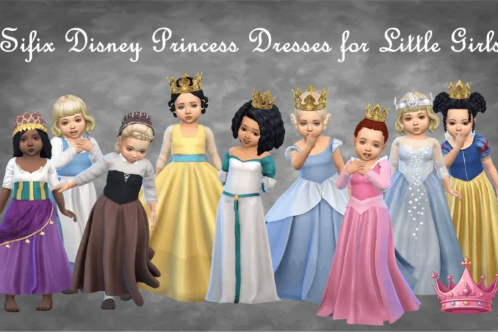 Sifix Disney Princess Dresses for Little Girls