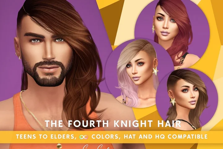 SONYASIMS - THE FOURTH KNIGHT HAIR MALE