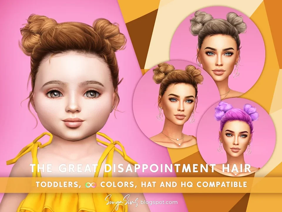 SONYASIMS - THE GREAT DISAPPOINTMENT HAIR TODDLERS