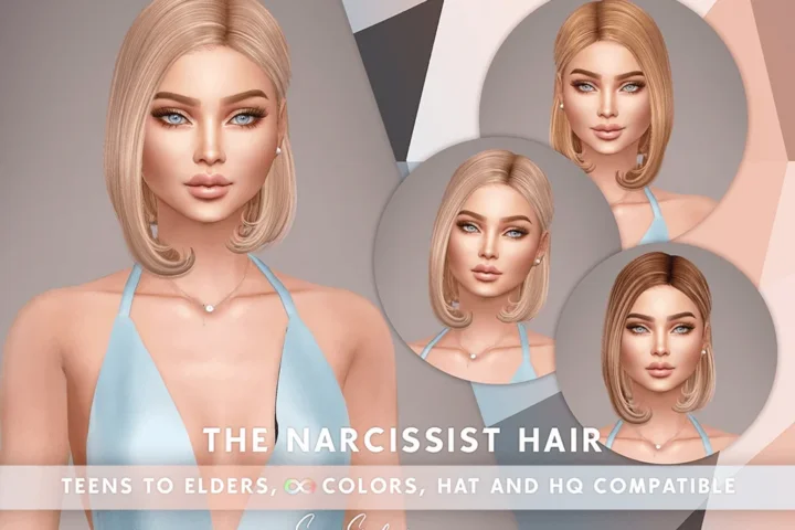 SONYASIMS - THE NARCISSIST HAIR (NO BANGS)