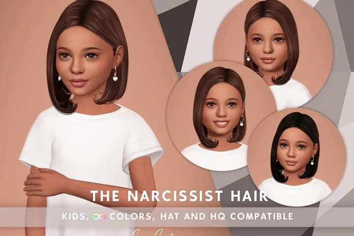 SONYASIMS - THE NARCISSIST HAIR KIDS (NO BANGS)