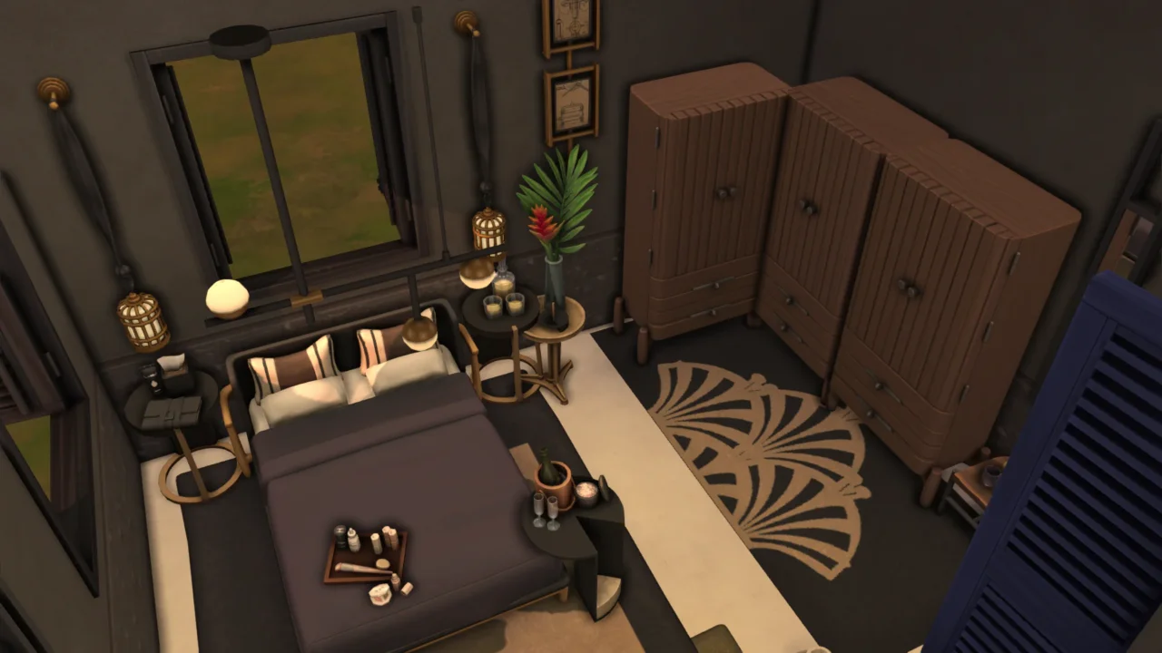 Dark Dandy Harluxe Bedroom