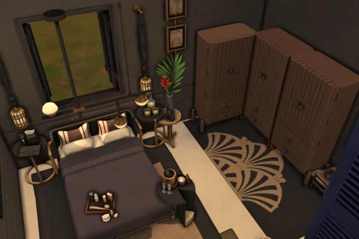 Dark Dandy Harluxe Bedroom