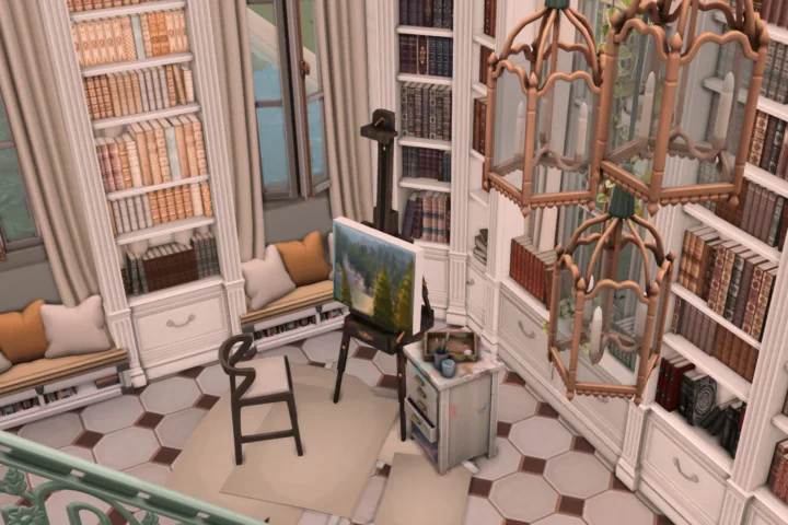 Chateau Library and Art Room
