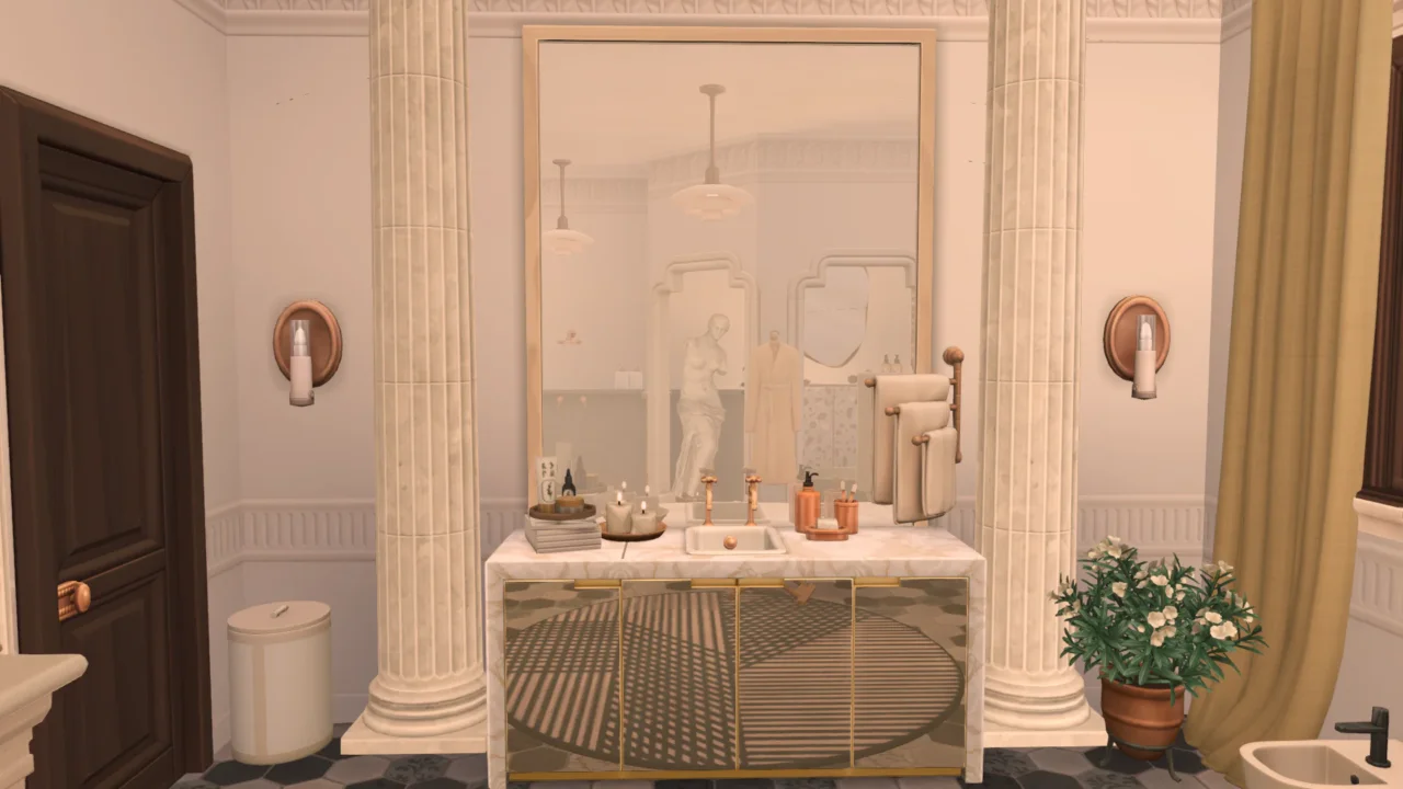 Gold Accents Bathroom
