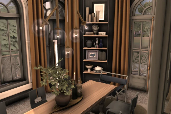 Rounded Modern Diningroom