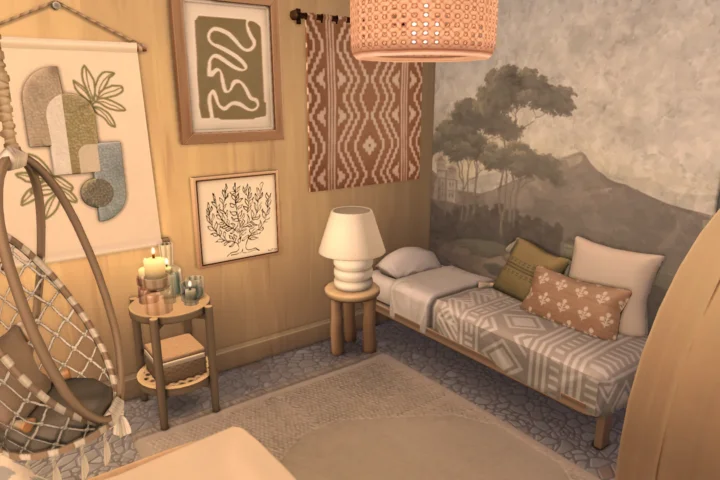 Sunny Boho Teen bedroom