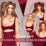 SONYASIMS - THE WAR HAIR (ACCESSORY BANGS)