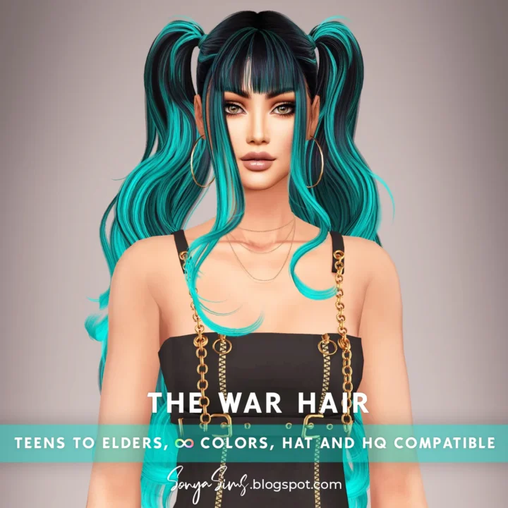 SONYASIMS - THE WAR HAIR (ACCESSORY BANGS)