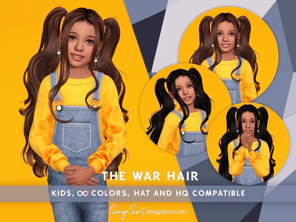 SONYASIMS - THE WAR HAIR KIDS