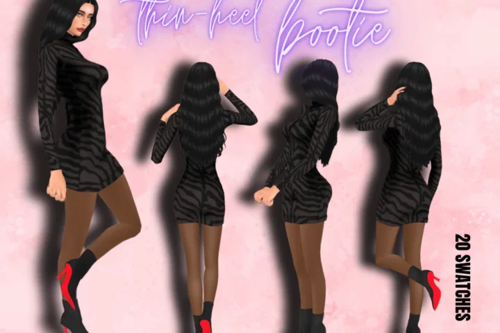THIN-HEEL BOOTIE