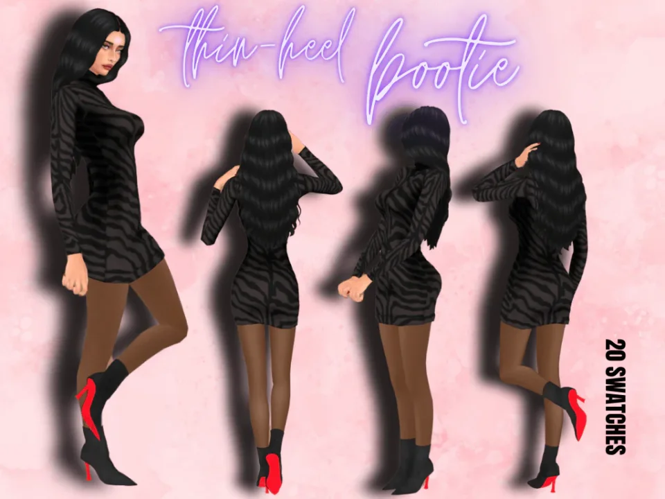 THIN-HEEL BOOTIE