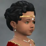 TSM Circlet with Pearl - with matching earrings and necklace