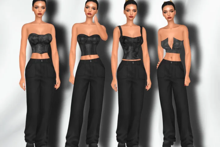 WOMEN TOP SET / 4 ITEMS