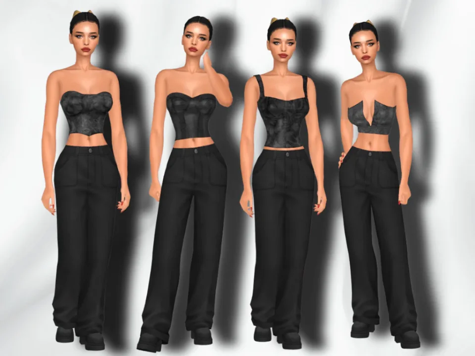 WOMEN TOP SET / 4 ITEMS