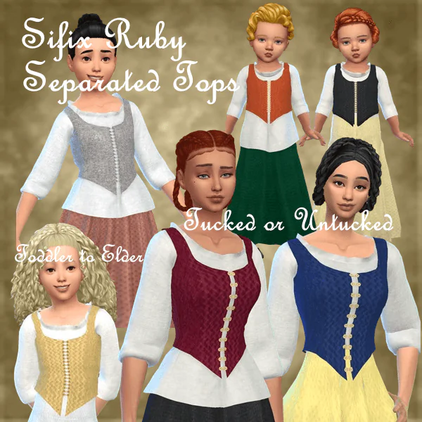 Sifix Ruby Separated Tops