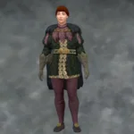 TSM Tredony Feather Cape Outfit
