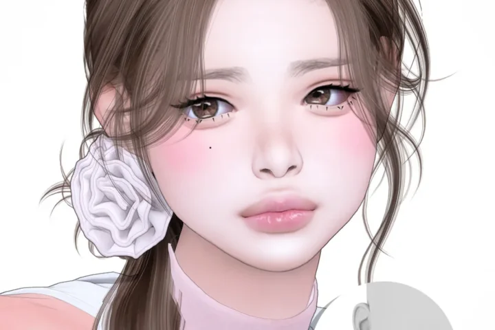 LIN-DIAN Side flower headpiece