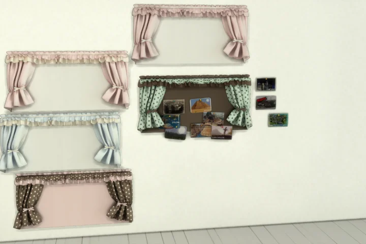 LIN-DIAN Multi-layer Ruffled felt board