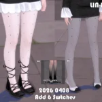LIN-DIAN Gradient And Polka dot socks