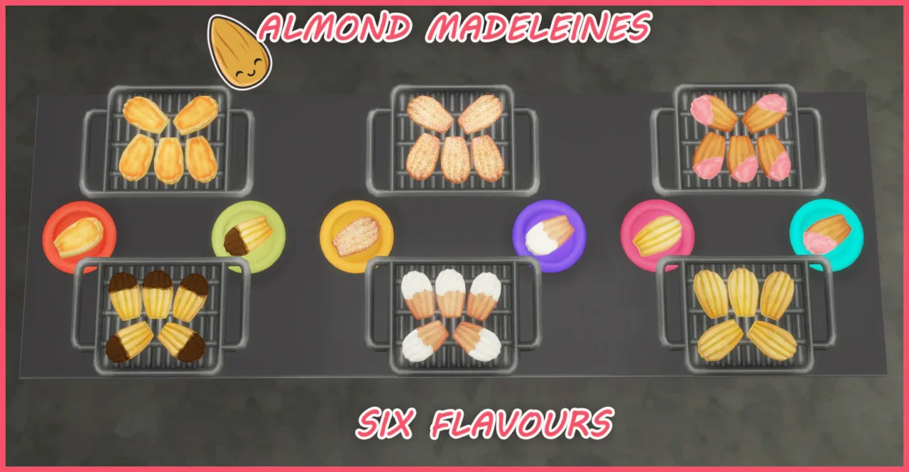 Almond Madeline - 6 flavours