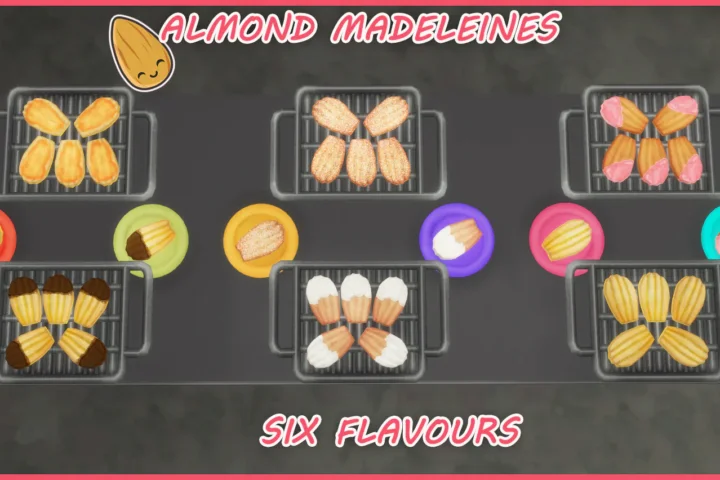 Almond Madeline - 6 flavours