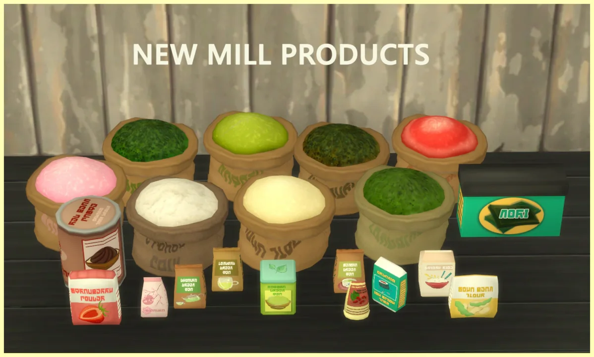 FUNCTIONAL MILL ADD ON I - MOCHI AND GREEN TEA