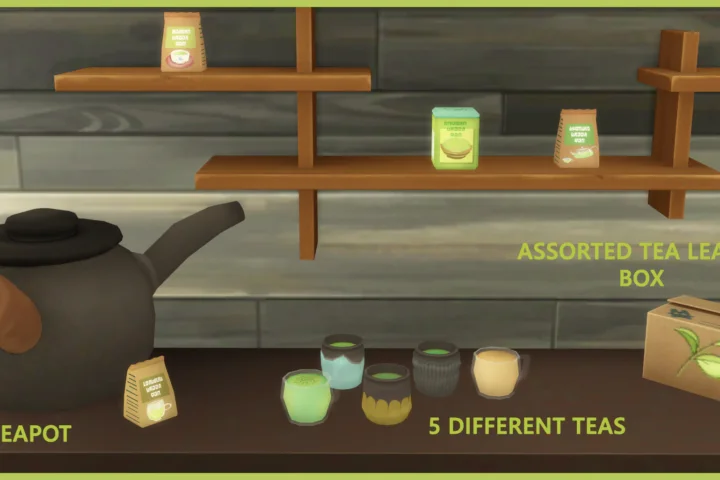 Tea Pot and Green Tea