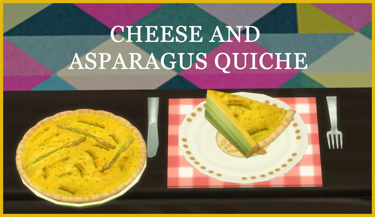 CHEESE ASPARAGUS QUICHE