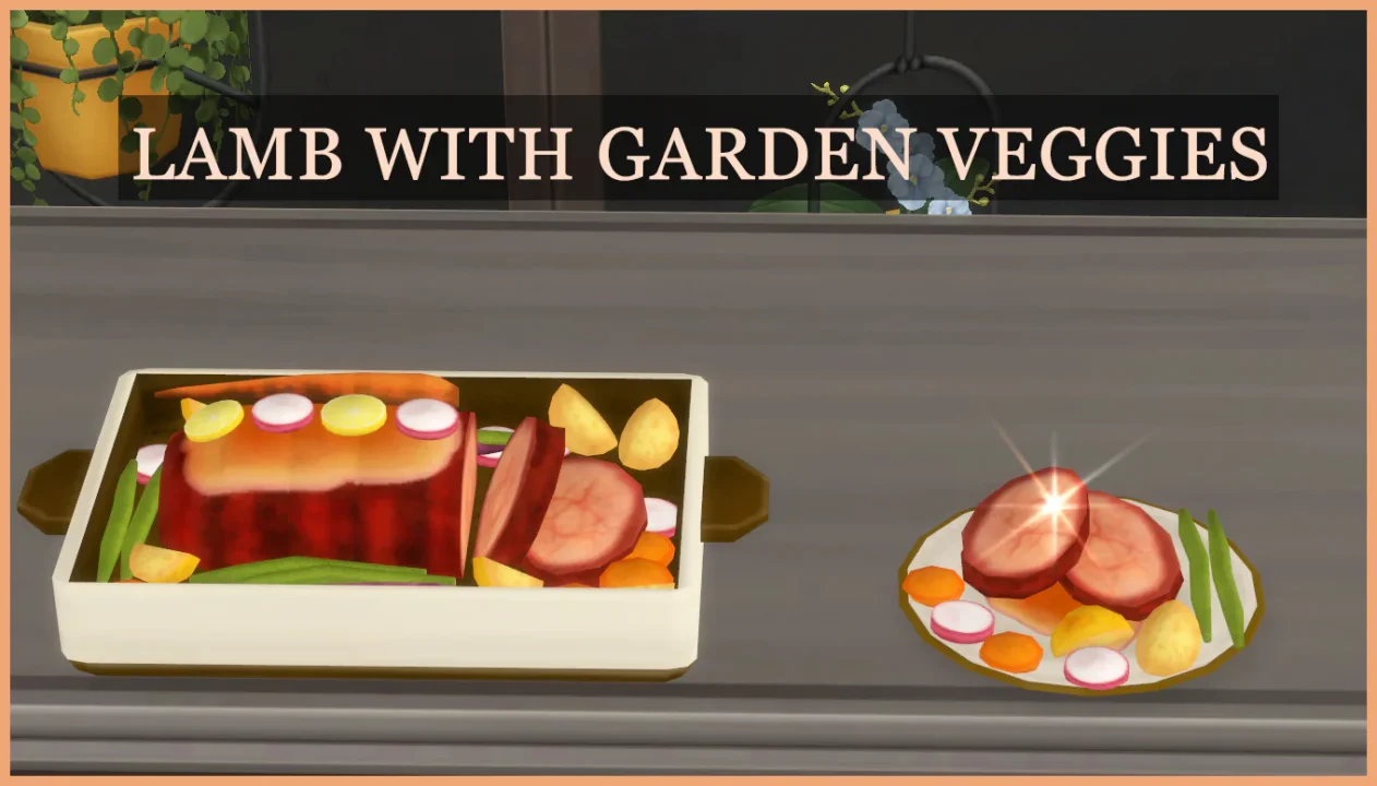 LAMB WITH GARDEN VEGGIES