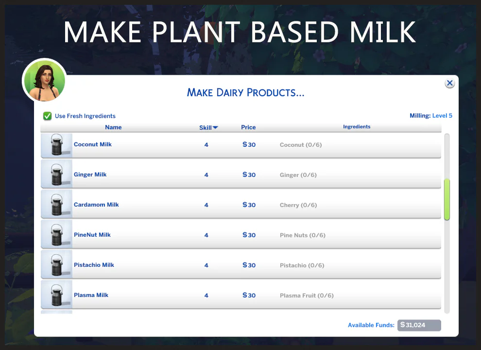 Plant Milk Crafting