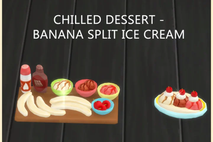 BANANA SPLIT ICE CREAM