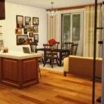 Autumn traditional home