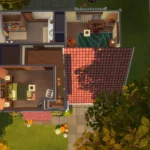 Autumn traditional home