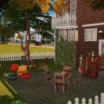 Autumn traditional home