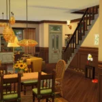 Yellow traditional home