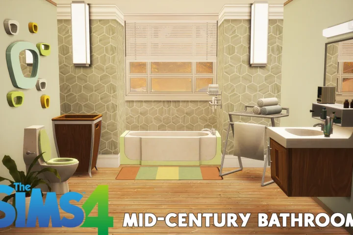 Mid Century Bathroom