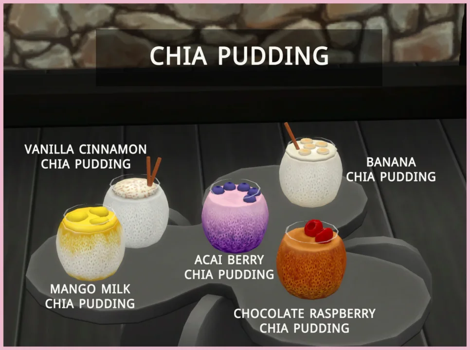 Chia Pudding Set