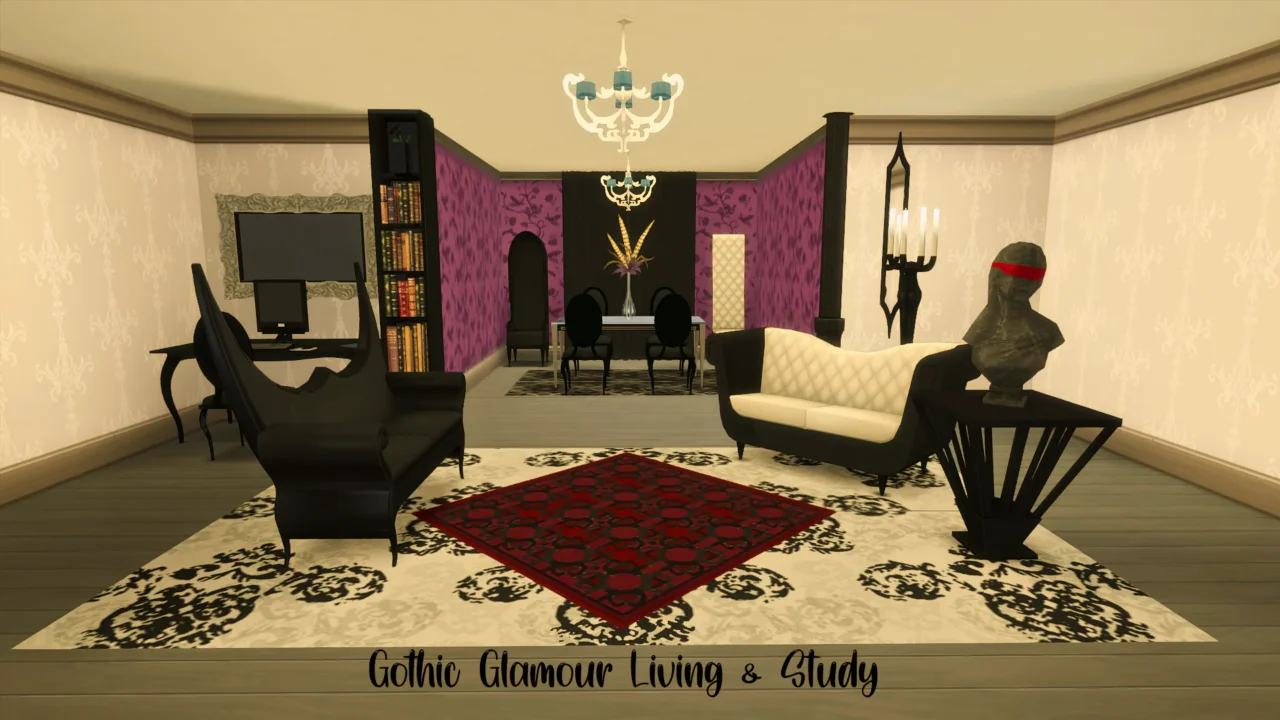 Gothic glamour living & study