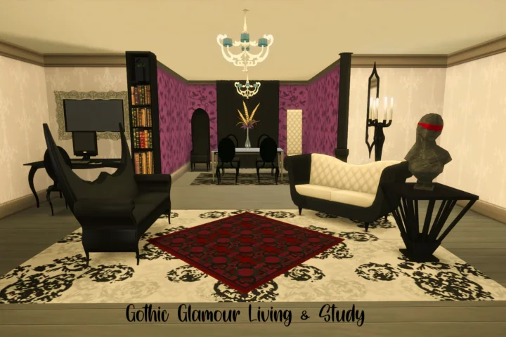Gothic glamour living & study